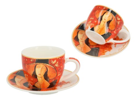 Filiżanka espresso ze spodkiem - A. Modigliani, Kobieta w kapeluszu (CARMANI) Filiżanka espresso ze spodkiem - A. Modigliani, Kobieta w kapeluszu (CARMANI)