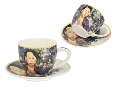 Filiżanka espresso ze spodkiem - A. Modigliani, Leopold Zborowski (CARMANI) Filiżanka espresso ze spodkiem - A. Modigliani, Leopold Zborowski (CARMANI)