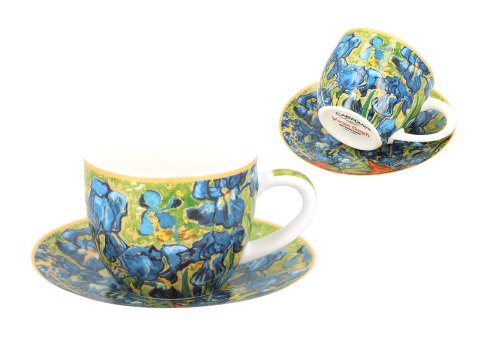 Filiżanka espresso ze spodkiem - V. van Gogh, Irysy (CARMANI) Filiżanka espresso ze spodkiem - V. van Gogh, Irysy (CARMANI)