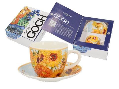 Filiżanka espresso ze spodkiem - V. van Gogh, Słoneczniki (CARMANI) Filiżanka espresso ze spodkiem - V. van Gogh, Słoneczniki (CARMANI)
