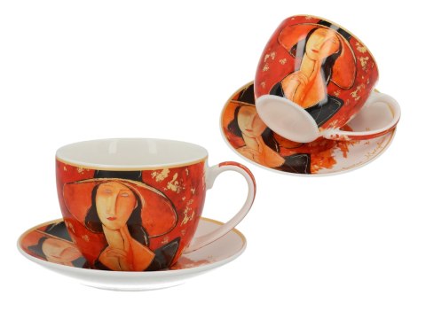 Filiżanka ze spodkiem - A. Modigliani, Kobieta w kapeluszu (CARMANI) Filiżanka ze spodkiem - A. Modigliani, Kobieta w kapeluszu (CARMANI)