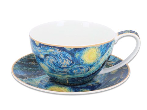 Filiżanka ze spodkiem - V. van Gogh, Gwiaździsta Noc (CARMANI) Filiżanka ze spodkiem - V. van Gogh, Gwiaździsta Noc (CARMANI)