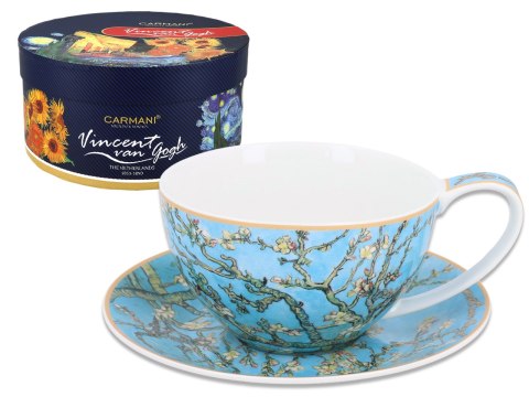 Filiżanka ze spodkiem -V. van Gogh, Kwitnący Migdałowiec (CARMANI) Filiżanka ze spodkiem -V. van Gogh, Kwitnący Migdałowiec (CARMANI)