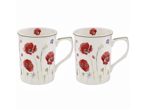 Kpl. 2 kubków - Poppy Field Mugs Kpl. 2 kubków - Poppy Field Mugs