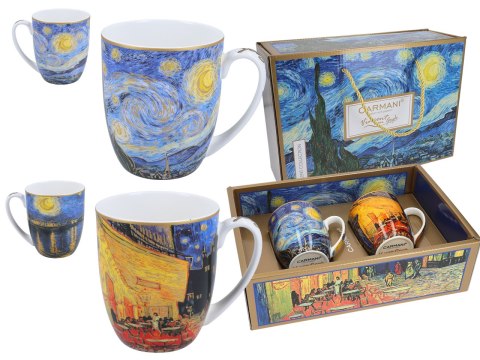 Kpl. 2 kubków - V. van Gogh, Taras kawiarni nocą i Gwiaździsta Noc (CARMANI) Kpl. 2 kubków - V. van Gogh, Taras kawiarni nocą i Gwiaździsta Noc (CARMANI)