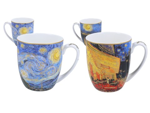 Kpl. 2 kubków - V. van Gogh, Taras kawiarni nocą i Gwiaździsta Noc (CARMANI) Kpl. 2 kubków - V. van Gogh, Taras kawiarni nocą i Gwiaździsta Noc (CARMANI)