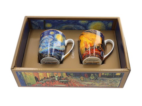 Kpl. 2 kubków - V. van Gogh, Taras kawiarni nocą i Gwiaździsta Noc (CARMANI) Kpl. 2 kubków - V. van Gogh, Taras kawiarni nocą i Gwiaździsta Noc (CARMANI)