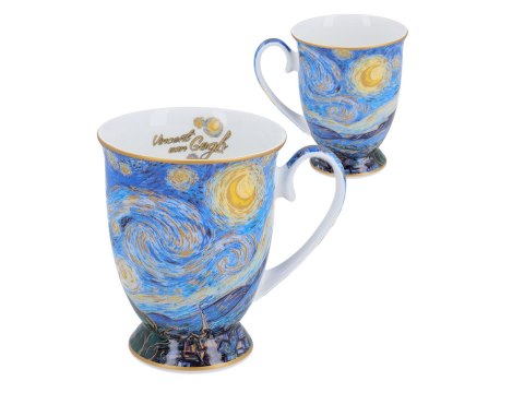 Kpl. 2 kubków w sercu - V. van Gogh, Gwiaździsta noc (CARMANI) Kpl. 2 kubków w sercu - V. van Gogh, Gwiaździsta noc (CARMANI)