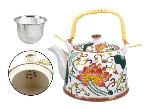 Czajnik ceramiczny z zaparzaczem Czajnik ceramiczny z zaparzaczem