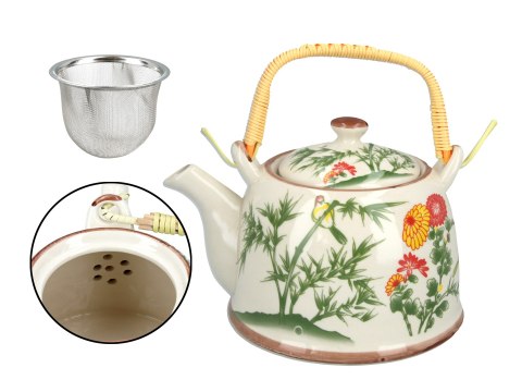 Czajnik ceramiczny z zaparzaczem Czajnik ceramiczny z zaparzaczem