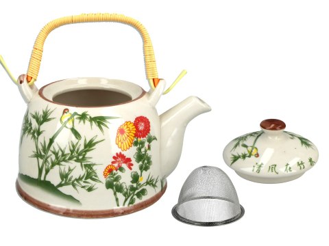 Czajnik ceramiczny z zaparzaczem Czajnik ceramiczny z zaparzaczem