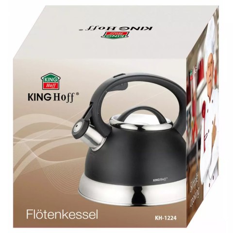 Czajnik z gwizdkiem Kinghoff 2,4L KH-1224 Czajnik z gwizdkiem Kinghoff 2,4L KH-1224