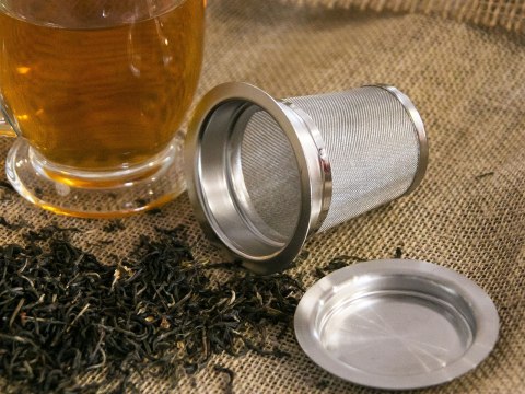 Zaparzacz do herbaty z przykrywką Zaparzacz do herbaty z przykrywką