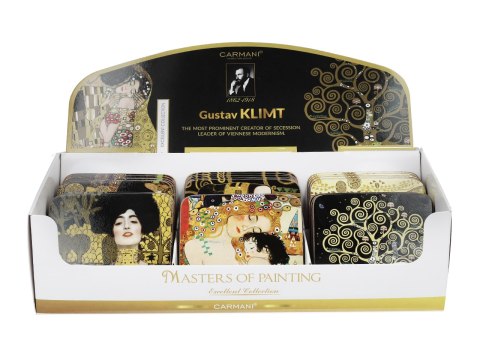 36 podkładek korkowych, display - G. Klimt, mix 36 podkładek korkowych, display - G. Klimt, mix