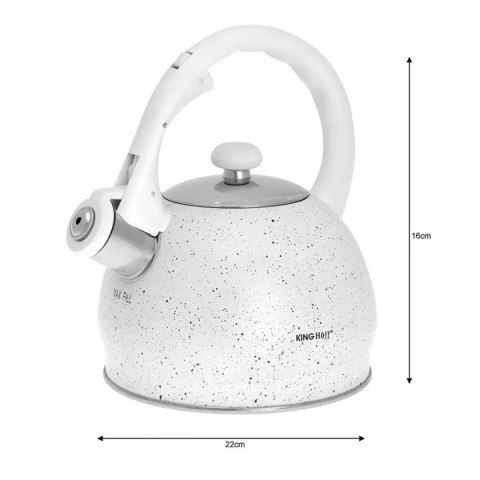 CZAJNIK Z GWIZDKIEM 2L KINGHOFF KH-1404 MARBLE CZAJNIK Z GWIZDKIEM 2L KINGHOFF KH-1404 MARBLE