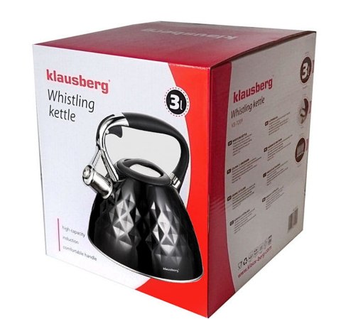 CZAJNIK Z GWIZDKIEM KLAUSBERG 3L KB-7455 CZAJNIK Z GWIZDKIEM KLAUSBERG 3L KB-7455