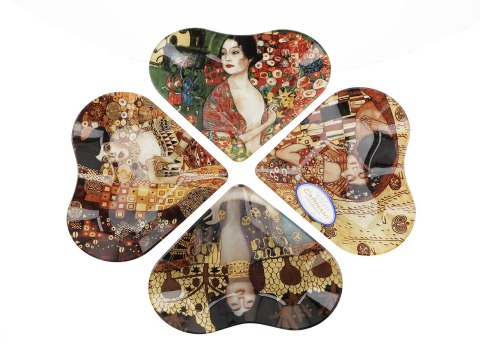 Talerz dekoracyjny - G. Klimt, 4 części Talerz dekoracyjny - G. Klimt, 4 części