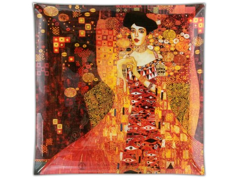 Talerz dekoracyjny - G. Klimt, Adela 25x25cm Talerz dekoracyjny - G. Klimt, Adela 25x25cm