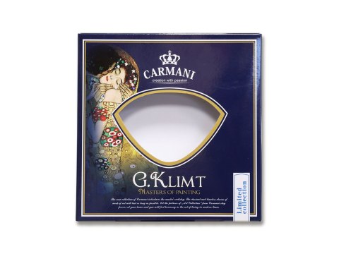 Talerz dekoracyjny - G. Klimt, Pocałunek 19x18cm Talerz dekoracyjny - G. Klimt, Pocałunek 19x18cm