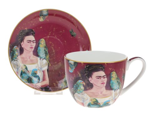 Filiżanka ze spodkiem - F. Kahlo, autoportret (CARMANI) Filiżanka ze spodkiem - F. Kahlo, autoportret (CARMANI)