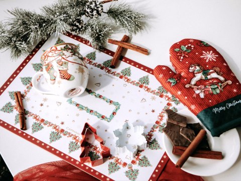 Kpl. Łapka i rękawica kuchenna - Boże Narodzenie CARMANI Kpl. Łapka i rękawica kuchenna - Boże Narodzenie CARMANI