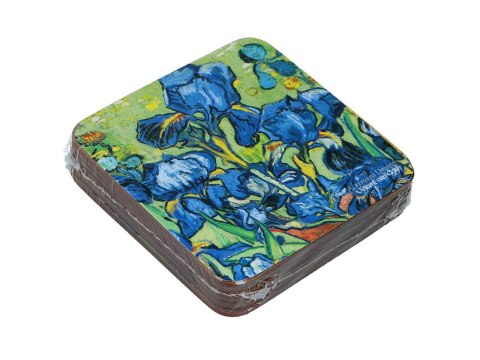 Kpl. 6 podkładek korkowych - V. van Gogh, Irysy (CARMANI) Kpl. 6 podkładek korkowych - V. van Gogh, Irysy (CARMANI)