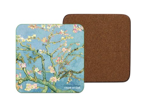 Kpl. 6 podkładek korkowych - V. van Gogh, Kwitnący Migdałowiec (CARMANI) Kpl. 6 podkładek korkowych - V. van Gogh, Kwitnący Migdałowiec (CARMANI)