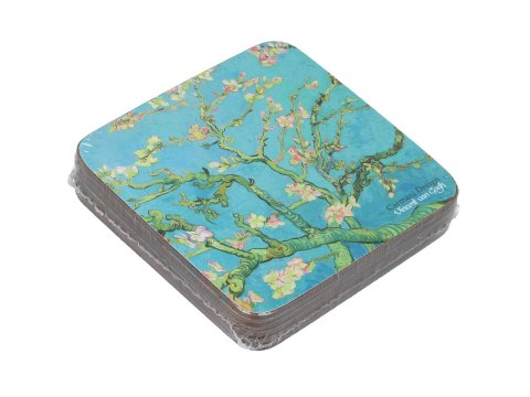 Kpl. 6 podkładek korkowych - V. van Gogh, Kwitnący Migdałowiec (CARMANI) Kpl. 6 podkładek korkowych - V. van Gogh, Kwitnący Migdałowiec (CARMANI)