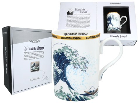 Kubek - Hokusai Katsushika, Wielka fala w Kanagawie (CARMANI) Kubek - Hokusai Katsushika, Wielka fala w Kanagawie (CARMANI)