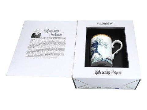 Kubek - Hokusai Katsushika, Wielka fala w Kanagawie (CARMANI) Kubek - Hokusai Katsushika, Wielka fala w Kanagawie (CARMANI)