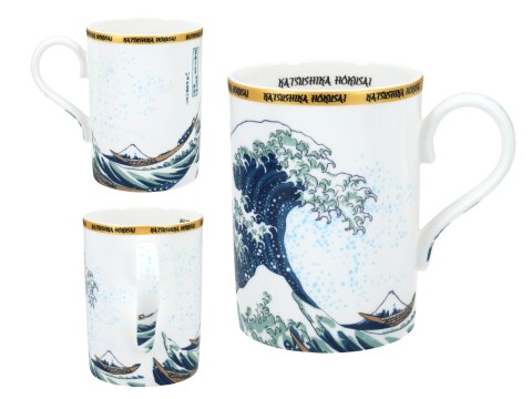 Kubek - Hokusai Katsushika, Wielka fala w Kanagawie (CARMANI) Kubek - Hokusai Katsushika, Wielka fala w Kanagawie (CARMANI)