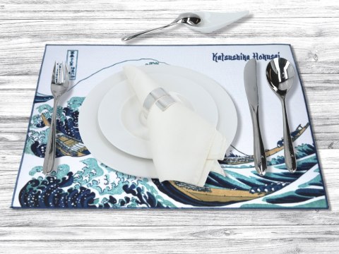 Podkładka na stół - Katsushika Hokusai, Fala (CARMANI) Podkładka na stół - Katsushika Hokusai, Fala (CARMANI)