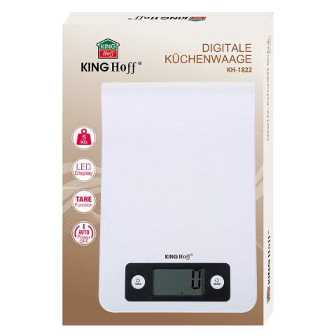 ELEKTRONICZNA WAGA KUCHENNA KINGHOFF KH-1822 NA RELING ELEKTRONICZNA WAGA KUCHENNA KINGHOFF KH-1822 NA RELING