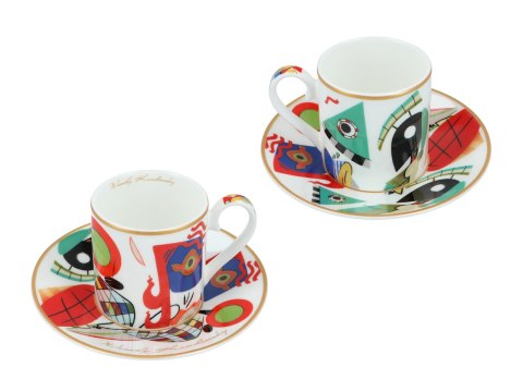 Kpl. 2 filiżanek espresso - Wassily Kandinsky, Muses (CARMANI)