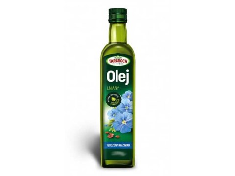 OLEJ LNIANY ZIMNOTŁOCZONY 500ML TARGROCH OLEJ LNIANY ZIMNOTŁOCZONY 500ML TARGROCH