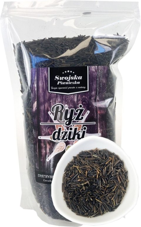 Oryginalny RYŻ DZIKI 250g USA Swojska Piwniczka Oryginalny RYŻ DZIKI 250g USA Swojska Piwniczka