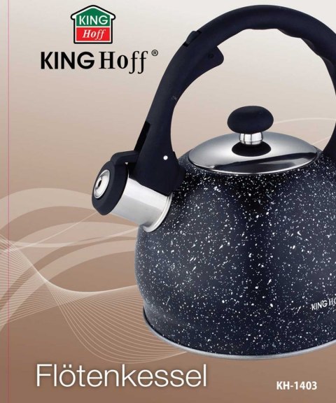 CZAJNIK Z GWIZDKIEM 2L KINGHOFF KH-1403 MARBLE CZAJNIK Z GWIZDKIEM 2L KINGHOFF KH-1403 MARBLE
