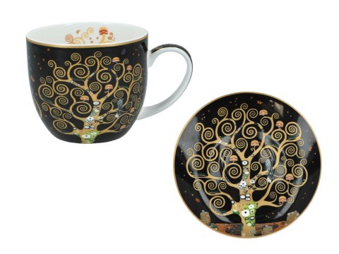 Kpl. 2 filiżanek ze spodkami - G. Klimt, Drzewo życia (CARMANI) Kpl. 2 filiżanek ze spodkami - G. Klimt, Drzewo życia (CARMANI)
