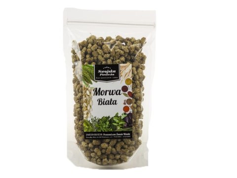 MORWA BIAŁA OWOC bez pestek 100G Swojska Piwniczka MORWA BIAŁA OWOC bez pestek 100G Swojska Piwniczka