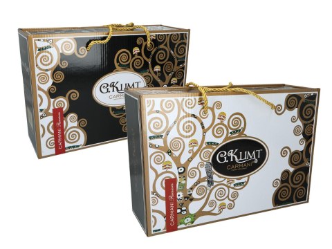 Kpl. 2 filiżanek ze spodkami - G. Klimt, Drzewo życia (CARMANI) Kpl. 2 filiżanek ze spodkami - G. Klimt, Drzewo życia (CARMANI)