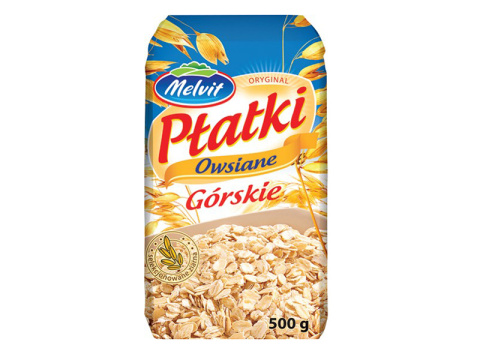 PŁATKI OWSIANE GÓRSKIE 500G MELVIT PŁATKI OWSIANE GÓRSKIE 500G MELVIT