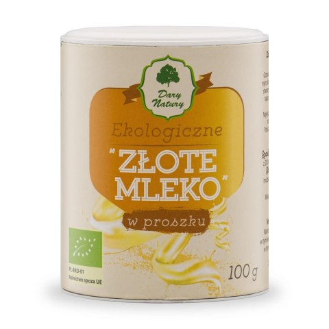 MIESZANKA PRZYPRAW "ZŁOTE MLEKO" BIO 100 g - DARY NATURY MIESZANKA PRZYPRAW "ZŁOTE MLEKO" BIO 100 g - DARY NATURY