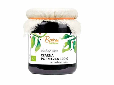 CZARNA PORZECZKA 100 % BEZ DODATKU CUKRÓW BIO 260 g - BATOM CZARNA PORZECZKA 100 % BEZ DODATKU CUKRÓW BIO 260 g - BATOM