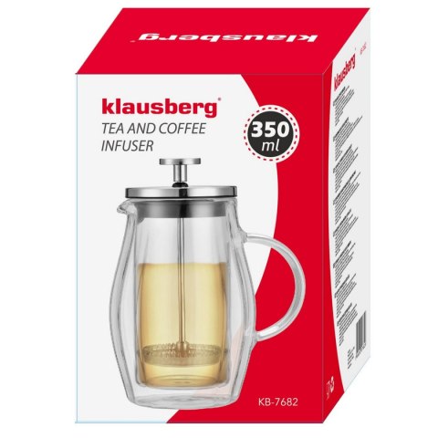 ZAPARZACZ TŁOKOWY DO KAWY/HERBATY TERMICZNY 350ml KLAUSBERG KB-7682 ZAPARZACZ TŁOKOWY DO KAWY/HERBATY TERMICZNY 350ml KLAUSBERG KB-7682