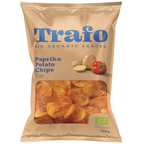 CHIPSY ZIEMNIACZANE PAPRYKOWE BIO 125 g - TRAFO CHIPSY ZIEMNIACZANE PAPRYKOWE BIO 125 g - TRAFO