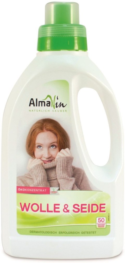 PŁYN DO PRANIA WEŁNIANYCH I JEDWABNYCH TKANIN (KONCENTRAT) ECO 750 ml (50 PRAŃ) - ALMAWIN PŁYN DO PRANIA WEŁNIANYCH I JEDWABNYCH TKANIN (KONCENTRAT) ECO 750 ml (50 PRAŃ) - ALMAWIN