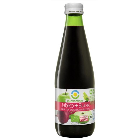 SOK JABŁKOWO - BURACZKOWY NFC BEZGLUTENOWY BIO 300 ml - BIO FOOD SOK JABŁKOWO - BURACZKOWY NFC BEZGLUTENOWY BIO 300 ml - BIO FOOD