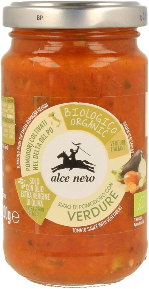 SOS POMIDOROWY Z WARZYWAMI (VERDURE) BIO 350 g - ALCE NERO SOS POMIDOROWY Z WARZYWAMI (VERDURE) BIO 350 g - ALCE NERO