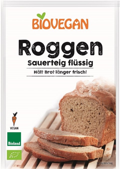 ZAKWAS CHLEBOWY ŻYTNI W PŁYNIE BIO 150 g - BIOVEGAN ZAKWAS CHLEBOWY ŻYTNI W PŁYNIE BIO 150 g - BIOVEGAN