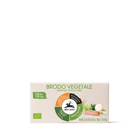 BULION - KOSTKI WARZYWNE BIO (10 x 10 g) 100 g - ALCE NERO BULION - KOSTKI WARZYWNE BIO (10 x 10 g) 100 g - ALCE NERO